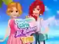 Игра Девушки принцессы: полёт на воздушном шаре онлайн