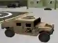 US Army Cargo Transport Truck Driving