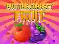 Игра Положить правильный плод онлайн