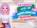 Игра Будьте готовы со мной # Школьные наряды онлайн