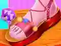 Игра Принцессы: Модный дизайн обуви на платформе онлайн