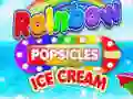 Rainbow Ice Cream And Popsicles
