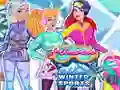 Игра Принцесса Зимние виды спорта онлайн