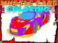 Muscle Cars Coloring