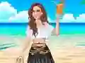 Игра Девушка с летнего пляжа онлайн
