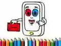 Mobile Phone Coloring Book