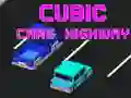 Игра Кубические автомобили на шоссе онлайн