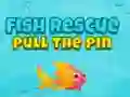 Игра Спасти рыбу вытащив штырь онлайн Игра Спасти рыбу вытащив штырь онлайн