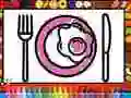 Color and Decorate Dinner Plate