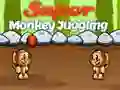 Игра Супер обезьянки Жонглирование онлайн Игра Супер обезьянки Жонглирование онлайн