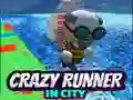 Игра Сумасшедший бегун в городе онлайн