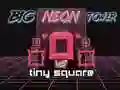 Игра Большая неоновая башня против крошечного квадрата онлайн