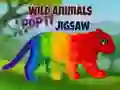 Игра Дикие животные Поп-Ит Пазл онлайн Игра Дикие животные Поп-Ит Пазл онлайн