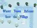 Игра Зимняя защита башни: Спасите деревню онлайн