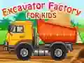 Игра Детская фабрика экскаваторов онлайн Игра Детская фабрика экскаваторов онлайн