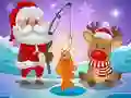 Игра Рождественская рыбалка Санты онлайн Игра Рождественская рыбалка Санты онлайн