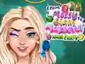 Игра От беспорядка до гламура: макияж для рождественской вечеринки онлайн