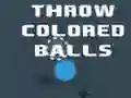 Игра Бросайте цветные шары онлайн