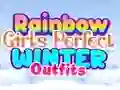 Игра Радужные девушки: Идеальные зимние наряды онлайн