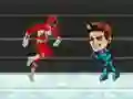 Игра Бой с красным рейнджером онлайн Игра Бой с красным рейнджером онлайн