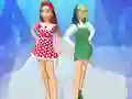 Игра Модные модели одеваются онлайн