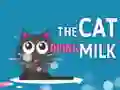 Игра Кошка пьет молоко онлайн