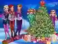 Игра Рождественская елка принцесс онлайн