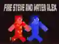 Игра Огонь Стив и Вода Алекс онлайн