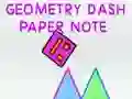Geometry Dash Paper Note