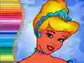 Игра Книжка-раскраска Золушка онлайн Игра Книжка-раскраска Золушка онлайн