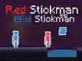 Игра Красный Стикмен и Синий Стикмен онлайн