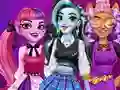 Игра Средняя школа: Принцессы монстры онлайн Игра Средняя школа: Принцессы монстры онлайн