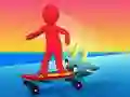 Игра Сумасшедшие скейт-гонки онлайн