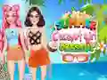 Игра Летнее платье кокосовой девушки онлайн