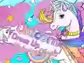 Unicorn Dress Up Coloring Book