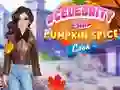 Игра Осенние образы знаменитостей в тыквенном стиле со специями онлайн