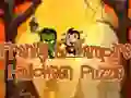 Игра Френки и вампиры: Хэллоуинская головоломка  онлайн Игра Френки и вампиры: Хэллоуинская головоломка  онлайн
