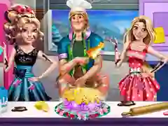 Игра Сестры: Битва тортов онлайн Игра Сестры: Битва тортов онлайн