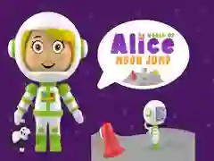 Игра Мир Алисы: Прыжки на Луне онлайн Игра Мир Алисы: Прыжки на Луне онлайн