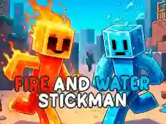 Игра Стикмен Огня и Воды онлайн Игра Стикмен Огня и Воды онлайн