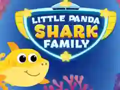 Игра Маленькая панда Акулье семейство онлайн Игра Маленькая панда Акулье семейство онлайн