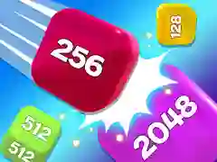 Игра Цепной куб 2048 : 3D игра с объединением онлайн