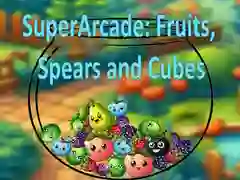 Игра Супер Аркада: Фрукты, Копья и Кубы онлайн