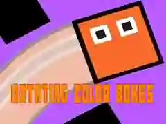 Игра Вращающиеся цветные коробки онлайн Игра Вращающиеся цветные коробки онлайн