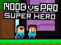 Игра Нуб против Профи. Супер герой онлайн