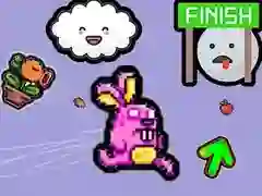 Игра Непростое приключение милого кролика онлайн