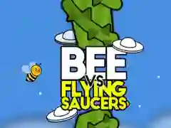 Игра Пчела против летающих тарелок онлайн Игра Пчела против летающих тарелок онлайн
