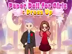 Игра Одевание бумажной куклы для девочек онлайн Игра Одевание бумажной куклы для девочек онлайн