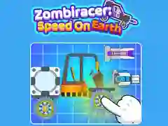 Игра Скорость Зомби гонщика на Земле онлайн