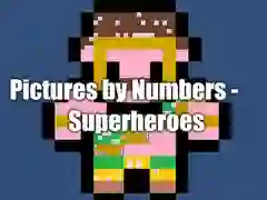 Игра Картинки по номерам - Супергерои онлайн Игра Картинки по номерам - Супергерои онлайн